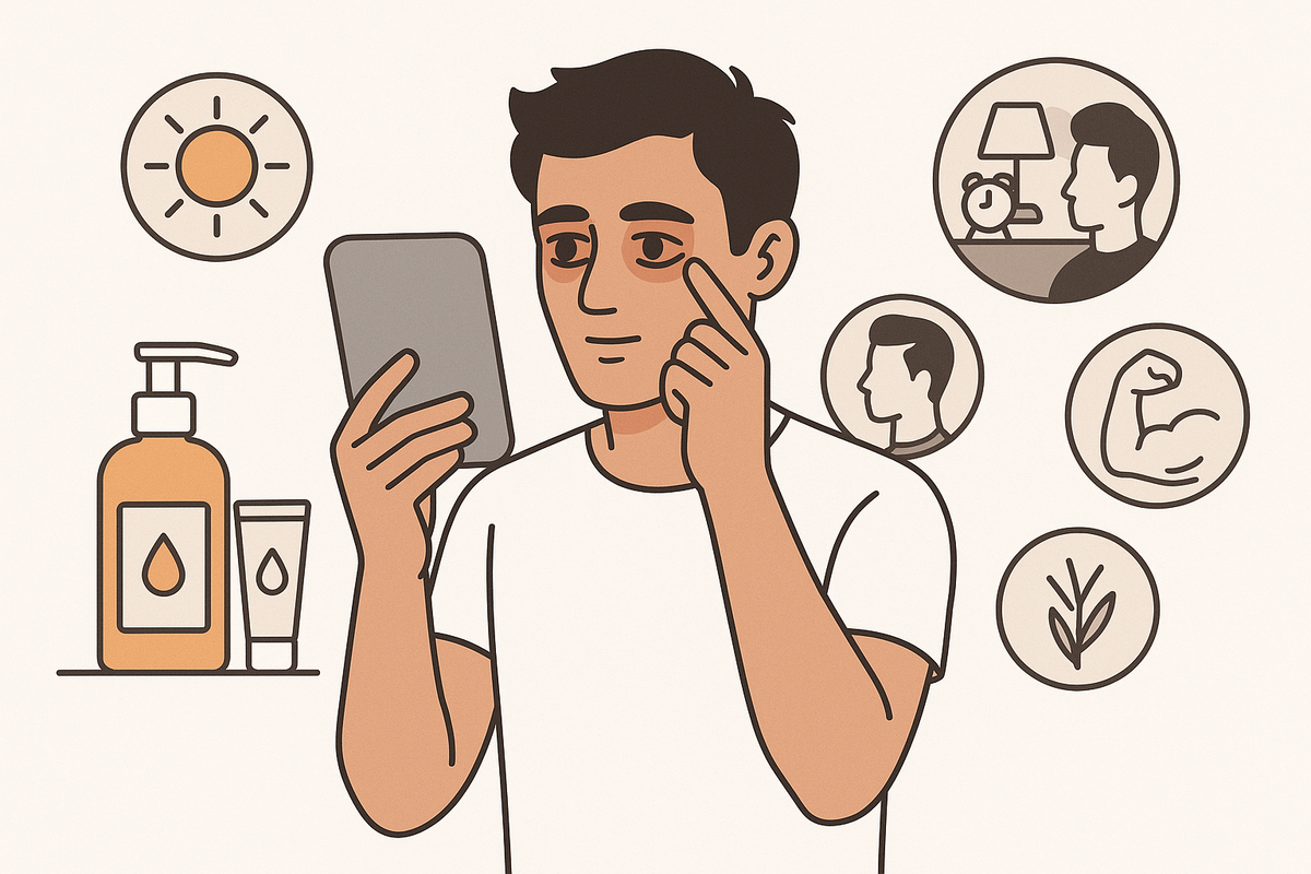 Glow Up for Men with Dark Circles: A Complete Realistic Guide