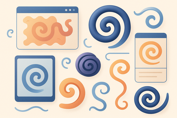 Digital Curled Style Inspiration: A Guide to Curls, Spirals & Coils in Digital Art