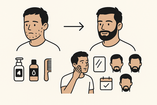 Glow Up for Men with Patchy Beards: The Ultimate Grooming and Skincare Guide