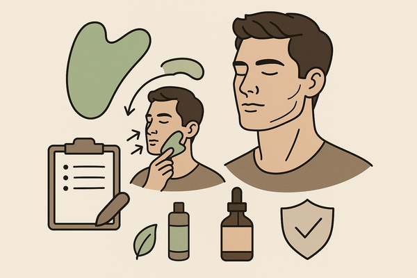 gua sha for men: Guide to Jawline, Face Sculpting & Real Results
