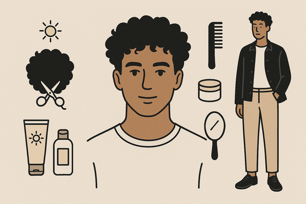 Glow Up for Men with Curly Hair: The Complete Transformation Guide
